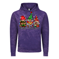 Cloud Purple merry christmas gnomes Vintage Hoodie - CowhideDigitalArt