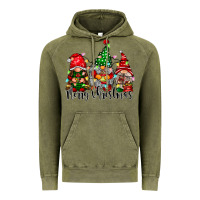 Vintage Olive merry christmas gnomes Vintage Hoodie - CowhideDigitalArt