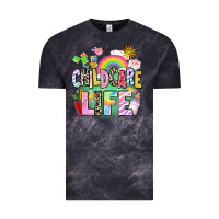 Cloud Black childcare life Vintage Tee - AdoDesignShop