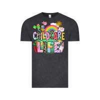 Vintage Black childcare life Vintage Tee - AdoDesignShop