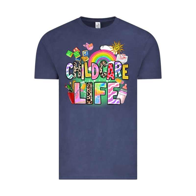 Childcare Life Vintage Tee by AdoDesignShop | Teevron