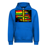 Cobalt juneteenth american flag Urban Hoodie - TumblerDesignByShophia