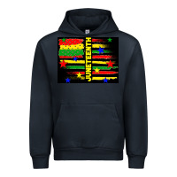 Navy juneteenth american flag Urban Hoodie - TumblerDesignByShophia