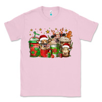 Bubblegum Pink christmas cows coffee Classic Tee - Jasminsmagicworld
