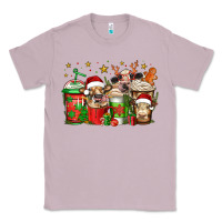 Lilac christmas cows coffee Classic Tee - Jasminsmagicworld