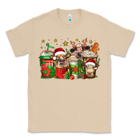 Mushroom christmas cows coffee Classic Tee - Jasminsmagicworld