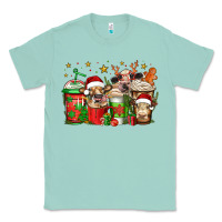 Seafoam christmas cows coffee Classic Tee - Jasminsmagicworld
