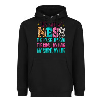 Black It's all a mess the house the car Heavyweight Hoodie - MaliasSmallBusiness