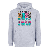 Heather Grey It's all a mess the house the car Heavyweight Hoodie - MaliasSmallBusiness