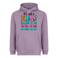 Lavender It's all a mess the house the car Heavyweight Hoodie - MaliasSmallBusiness