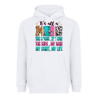 White It's all a mess the house the car Heavyweight Hoodie - MaliasSmallBusiness