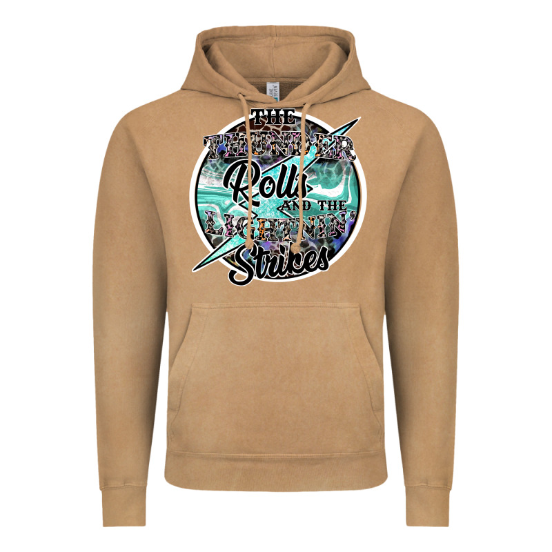 The Thunder Rolls And The Lightnin Strikes Vintage Hoodie by SublimationCraftShop | Teevron