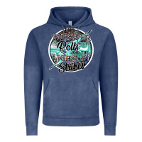 Vintage Denim the thunder rolls and the lightnin strikes Vintage Hoodie - SublimationCraftShop