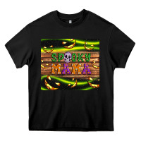 Black Spooky mama Heavy Core Tee - Artiststas