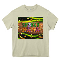 Mossy Spooky mama Heavy Core Tee - Artiststas