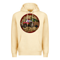 Pina Colada Christmas Tractor Premium Hoodie - RanaPortraitStore