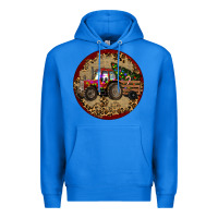 True Royal Christmas Tractor Premium Hoodie - RanaPortraitStore