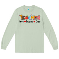 Matcha teacher love inspıre care wıth  and pen Long Sleeve Tee - Artiststas