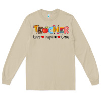 Mushroom teacher love inspıre care wıth  and pen Long Sleeve Tee - Artiststas