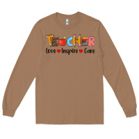Toasted Coconut teacher love inspıre care wıth  and pen Long Sleeve Tee - Artiststas