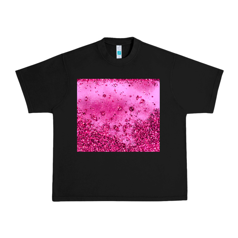 Pink Glitter Urban Heavy Tee by JahusDesignShop | Teevron