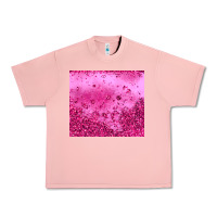 Salmon pink glitter Urban Heavy Tee - JahusDesignShop