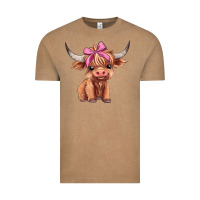 Vintage Coffee cute  heifer Vintage Tee - AdoDesignShop