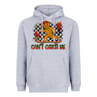Heather Grey gingerbread cant catch me Heavyweight Hoodie - MaliasSmallBusiness