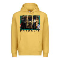 Antique Gold friends movie characters Premium Hoodie - AdoDesignShop