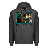 Charcoal Heather friends movie characters Premium Hoodie - AdoDesignShop