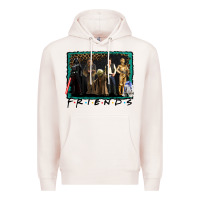Pale Pink friends movie characters Premium Hoodie - AdoDesignShop