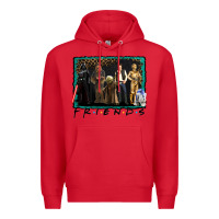 Red friends movie characters Premium Hoodie - AdoDesignShop