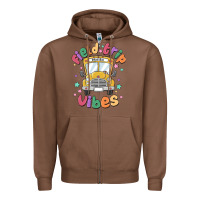 Chestnut field trip vibes Zipper Hoodie - MaliasSmallBusiness