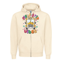 Sandshell field trip vibes Zipper Hoodie - MaliasSmallBusiness
