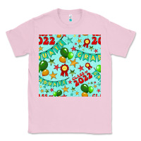 Bubblegum Pink class of 2022 graduation seamless pattern Classic Tee - BundleAndBundleShop
