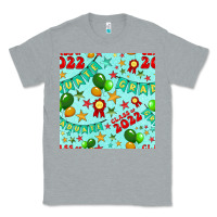 Heather Grey class of 2022 graduation seamless pattern Classic Tee - BundleAndBundleShop