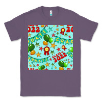 Lavender class of 2022 graduation seamless pattern Classic Tee - BundleAndBundleShop