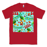 Red class of 2022 graduation seamless pattern Classic Tee - BundleAndBundleShop
