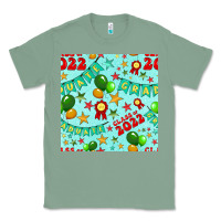 Sage class of 2022 graduation seamless pattern Classic Tee - BundleAndBundleShop