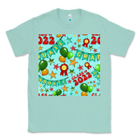 Seafoam class of 2022 graduation seamless pattern Classic Tee - BundleAndBundleShop