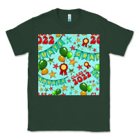 Sports Green class of 2022 graduation seamless pattern Classic Tee - BundleAndBundleShop