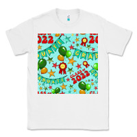 White class of 2022 graduation seamless pattern Classic Tee - BundleAndBundleShop