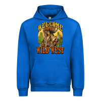 Cobalt Welcome to the wild west Cowboy boots Urban Hoodie - HowdyJamesFarm