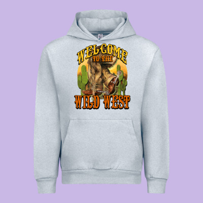 Welcome To The Wild West Cowboy Boots Urban Hoodie Designed By Howdyjamesfarm