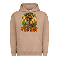 Pigment Burro Welcome to the wild west Cowboy boots Urban Hoodie - HowdyJamesFarm