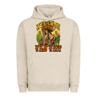 Pigment French Oak Welcome to the wild west Cowboy boots Urban Hoodie - HowdyJamesFarm