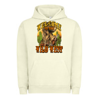 Pigment Pistachio Welcome to the wild west Cowboy boots Urban Hoodie - HowdyJamesFarm