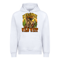 White Welcome to the wild west Cowboy boots Urban Hoodie - HowdyJamesFarm