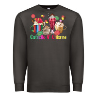 Smoke cafecito y chisme coffee cups Premium Sweatshirt - MaliasSmallBusiness