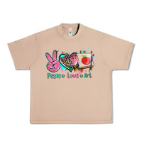 Burro peace love art   ado Urban Heavy Tee - AdoDesignShop